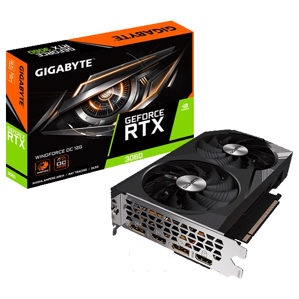 GIGABYTE GeForce RTX™ 3060 WINDFORCE OC 12G