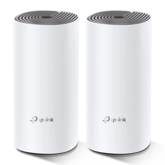 TP-Link - Deco E4 (2-pack) ( AC1200 Whole Home Mesh Wi-Fi System )