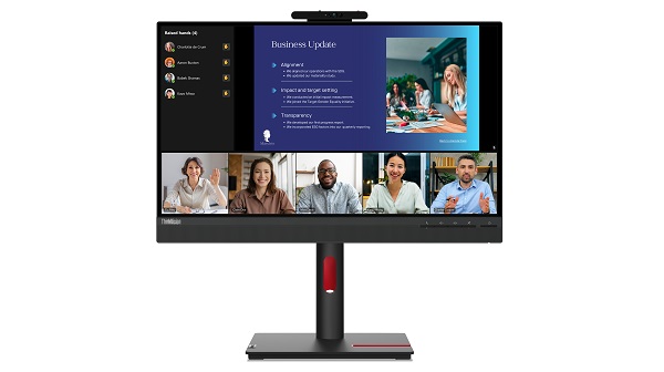 Monitor Lenovo ThinkVision T24v-30/ 23.8"" FHD (1920x1080) IPS/ 75Hz/ HDMI, DP, VGA, USB-A, USB-C/Ti