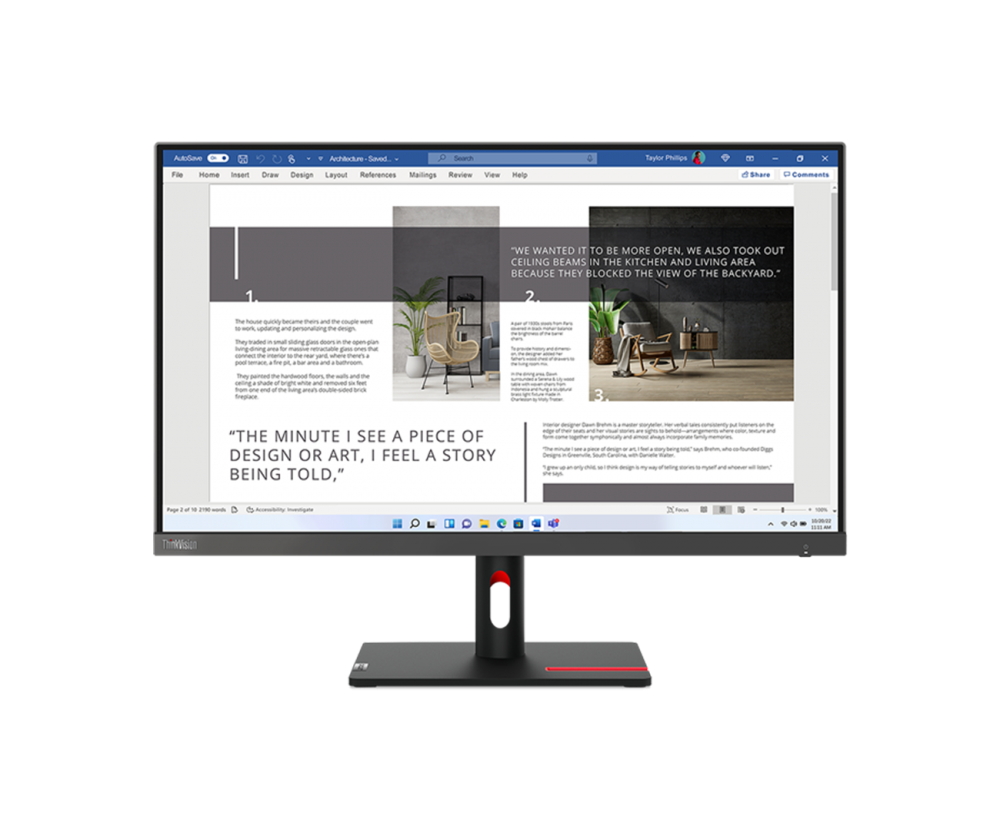 Monitor Lenovo ThinkVision S27i-30 100Hz FHD IPS (63DFKAR4EU)