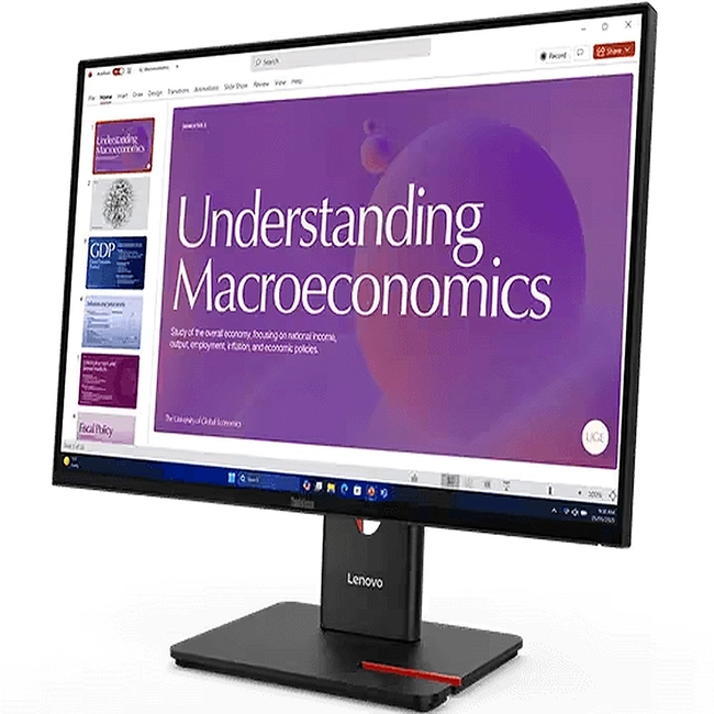 Monitor Lenovo ThinkVision T24D-40/ 23.8" FHD (1920x1080) WLED/ 120Hz/ HDMI, DP, VGA, USB-A, USB-C,