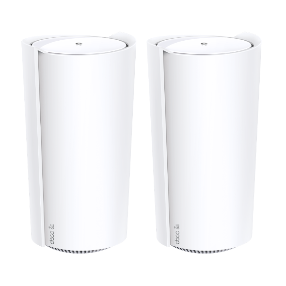TP-Link - Deco XE200 (2-pack) (AXE11000 Whole Home Mesh Wi-Fi 6E System)